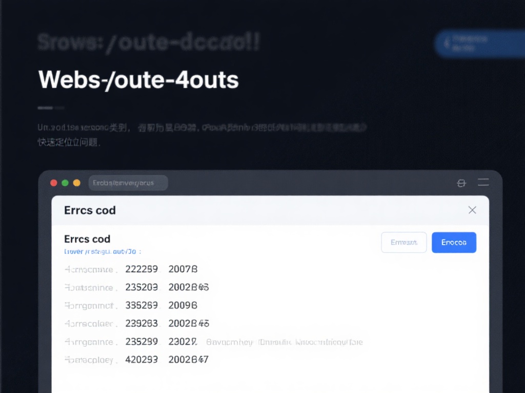 网站请求出错